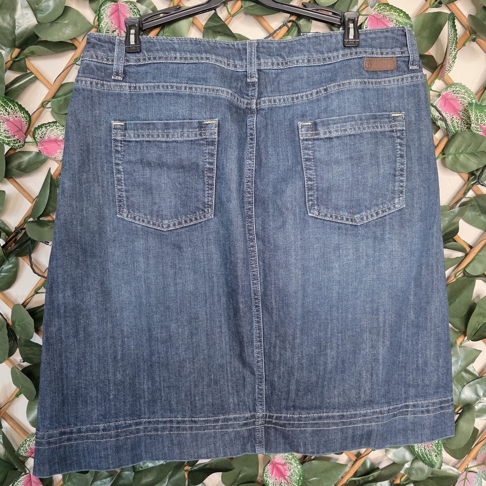 49) BODEN Classic Denim Skirt Sz. 12 - Picture 4 of 7